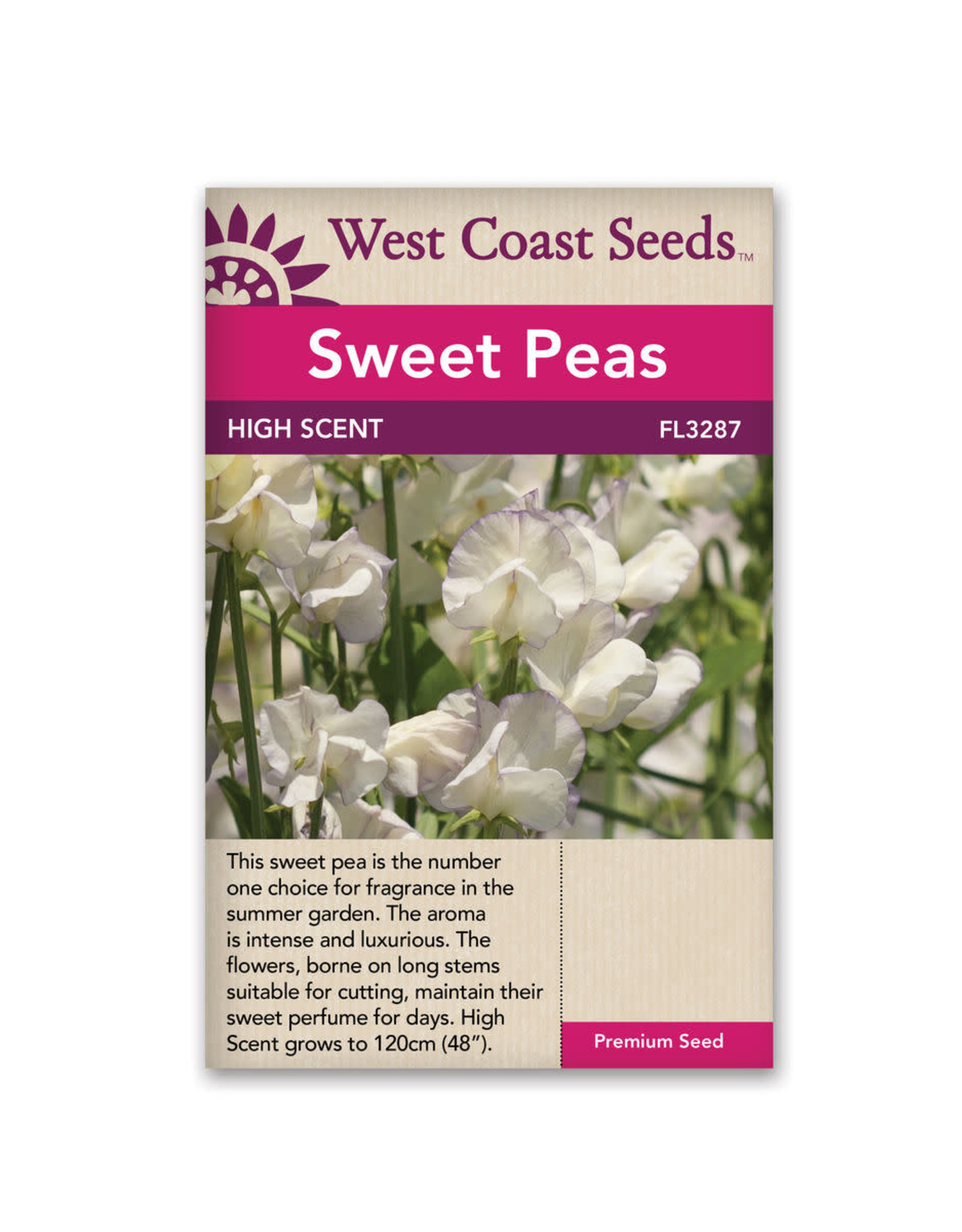 West Coast Seeds Sweet Peas - High Scent