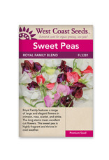West Coast Seeds Sweat Peas - Royal Family Blend