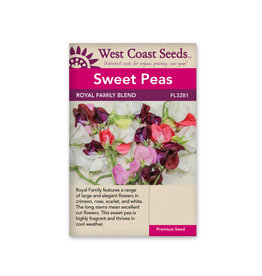 West Coast Seeds Sweat Peas - Royal Family Blend