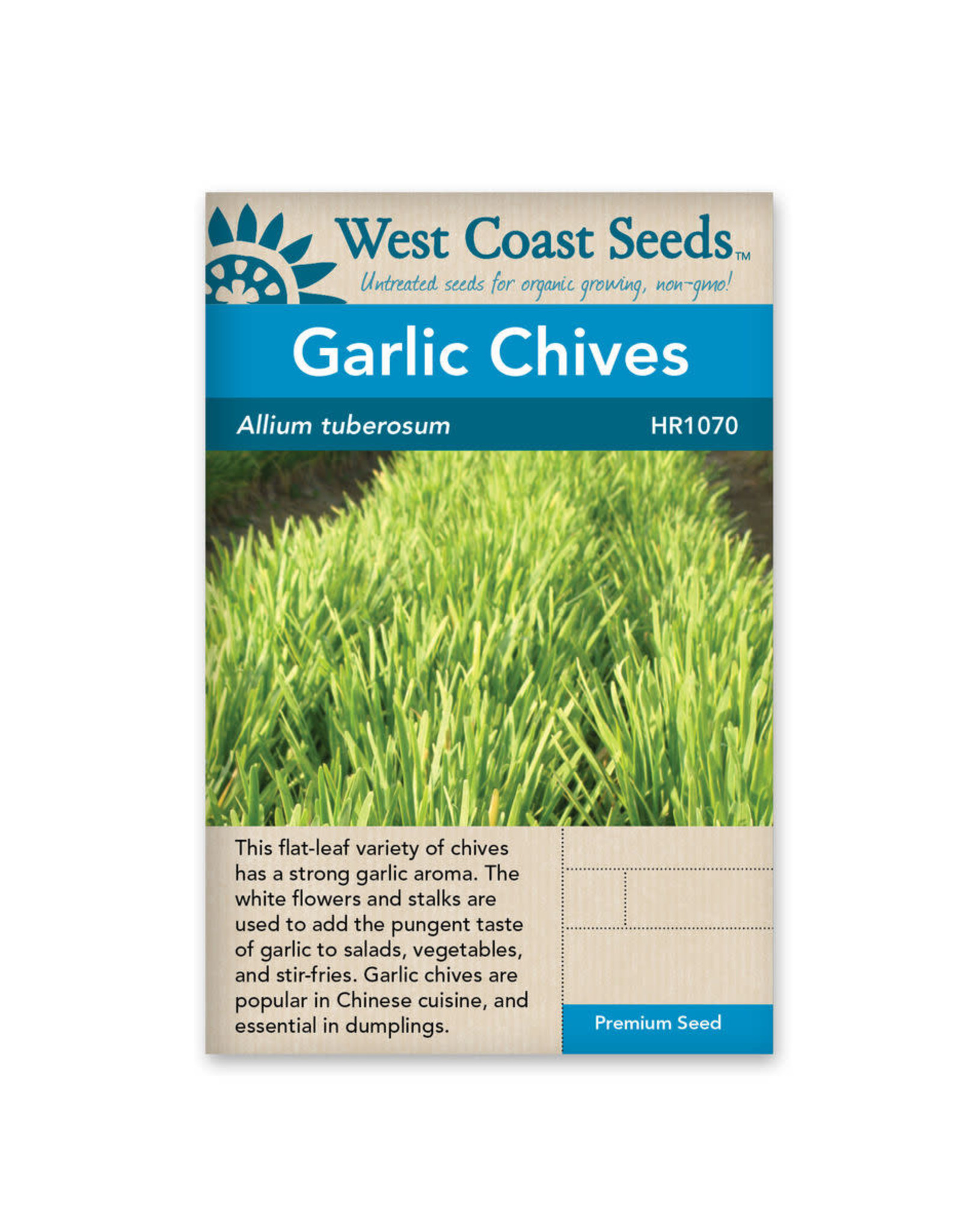 West Coast Seeds Chives - Garlic Chives