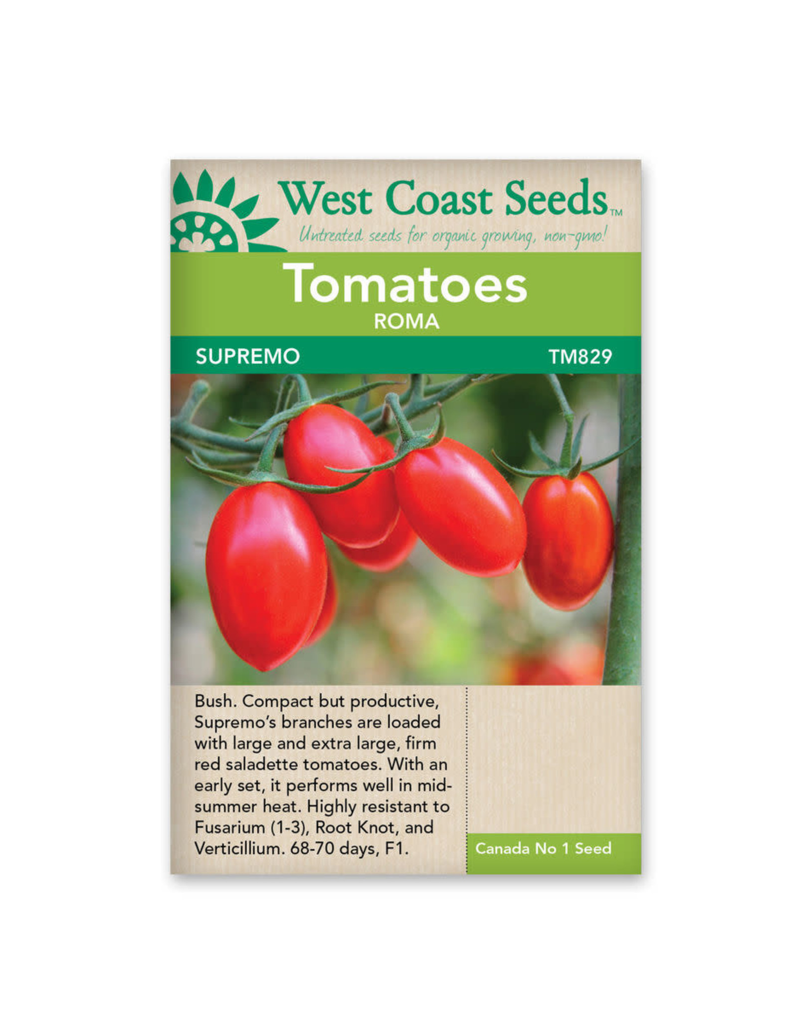 West Coast Seeds Tomatoes - Supremo F1