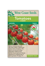 West Coast Seeds Tomato - Sakura Cherry F1 Certified Organic
