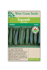 West Coast Seeds Squash-Summer - Desert F1 Organic