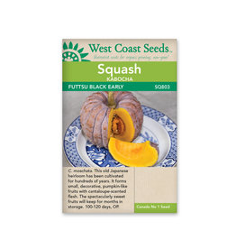 West Coast Seeds Futtsu Black Early Squash (5 Seeds)