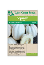 West Coast Seeds Acorn Squash - Mashed Potatoes F1 (10 Seeds)