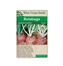 West Coast Seeds Rutabagas - Helenor Coated Organic