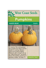 West Coast Seeds Pumpkins - Naked Bear F1