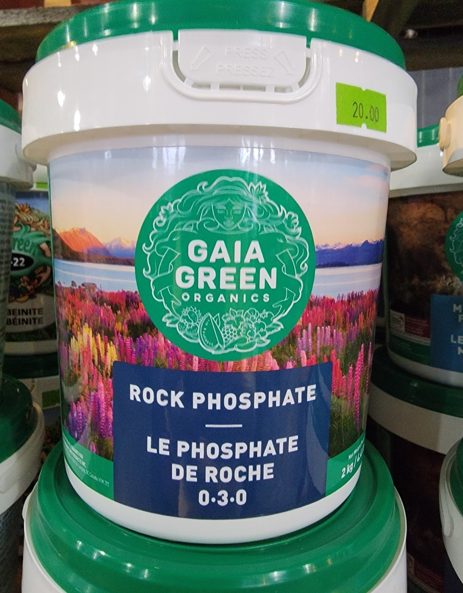 Gaia Green Products Ltd. Gaia Rock Phosphate 0-3-0 2kg