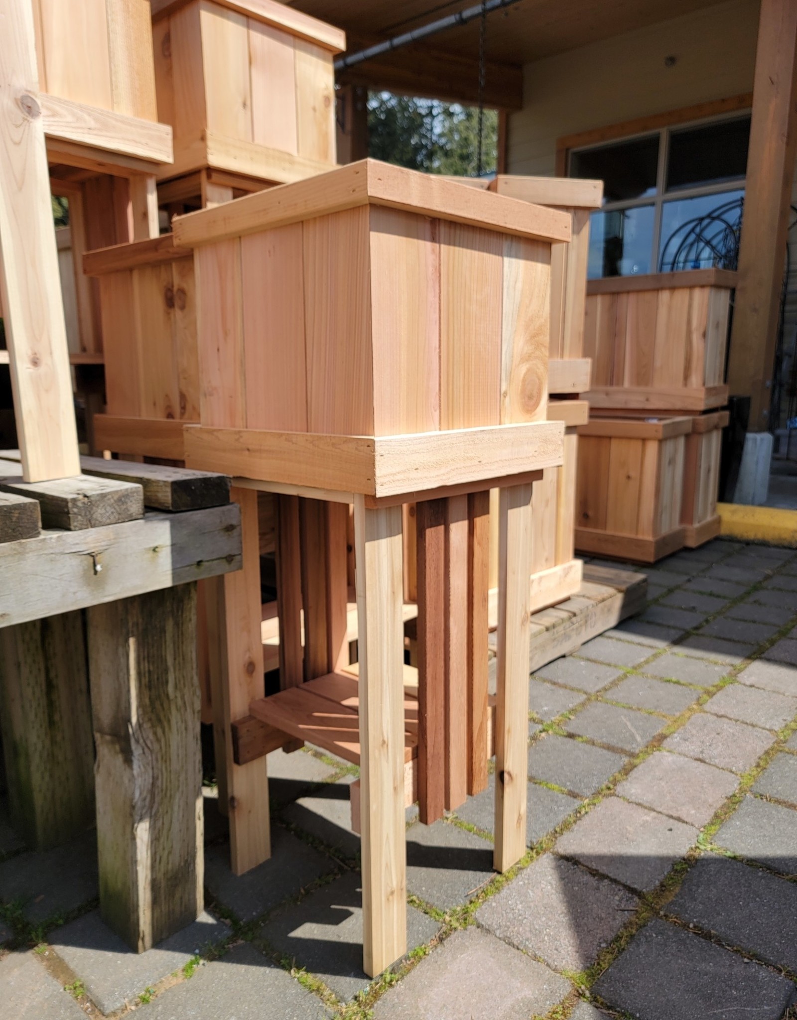 Cedar Planter Boxes 16 x 16 x 16 With Stand