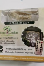 3m - 60 LED Lights Battery Powered