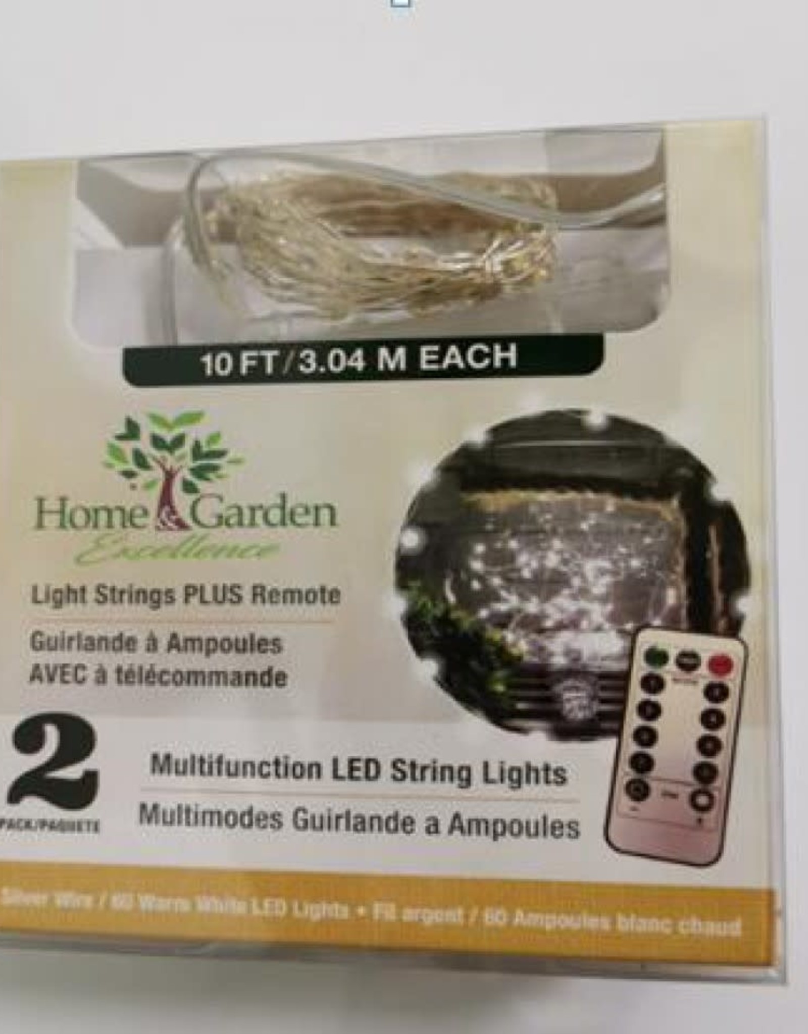 3m - 60 LED Lights Battery Powered