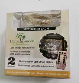 3m - 60 LED Lights Battery Powered