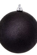 80 mm Ball Black Glitter
