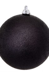 80mm Ball Black Glitter