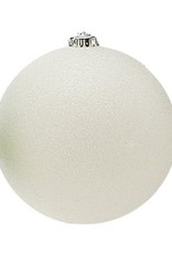 80 mm Ball White Glitter
