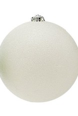 80mm Ball White Glitter