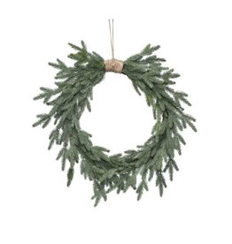 24 Inch Fir Wreath with Jute - Artificial