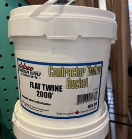 Contractor Twine Bucket 2000 feet - Flat Twine