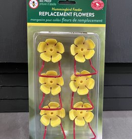 6 pck Replacement Flowers - Yellow