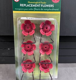 6 pk Replacement Flower Red