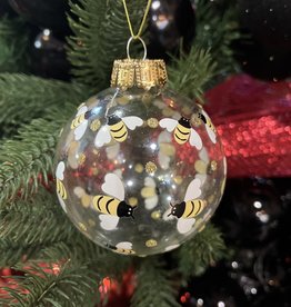 Buzzing Bee Ball Ornament