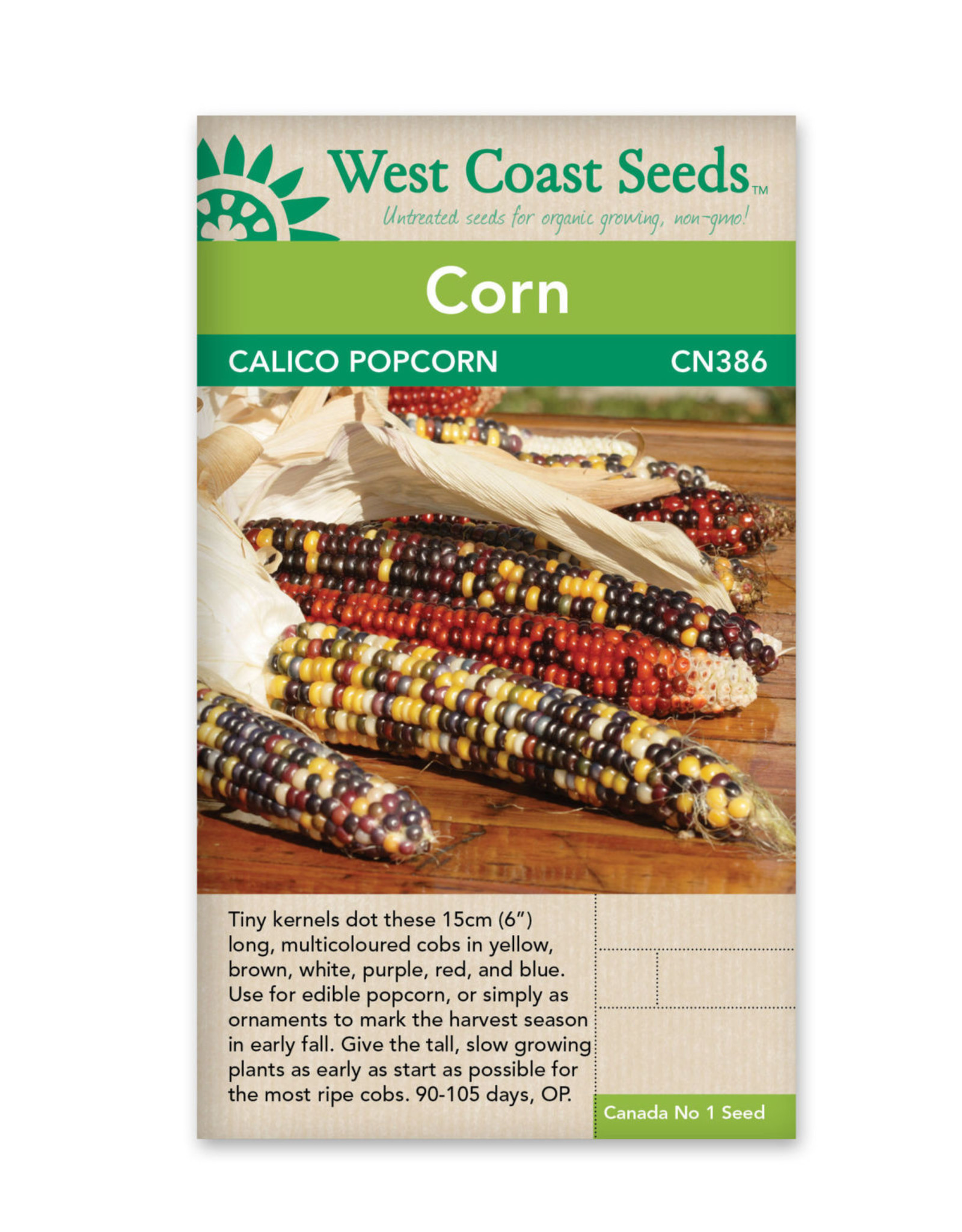 West Coast Seeds Calico Popcorn