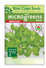 West Coast Seeds Microgreen Broccoli Organic Certified