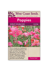 West Coast Seeds Poppies - Shirley Double Mix