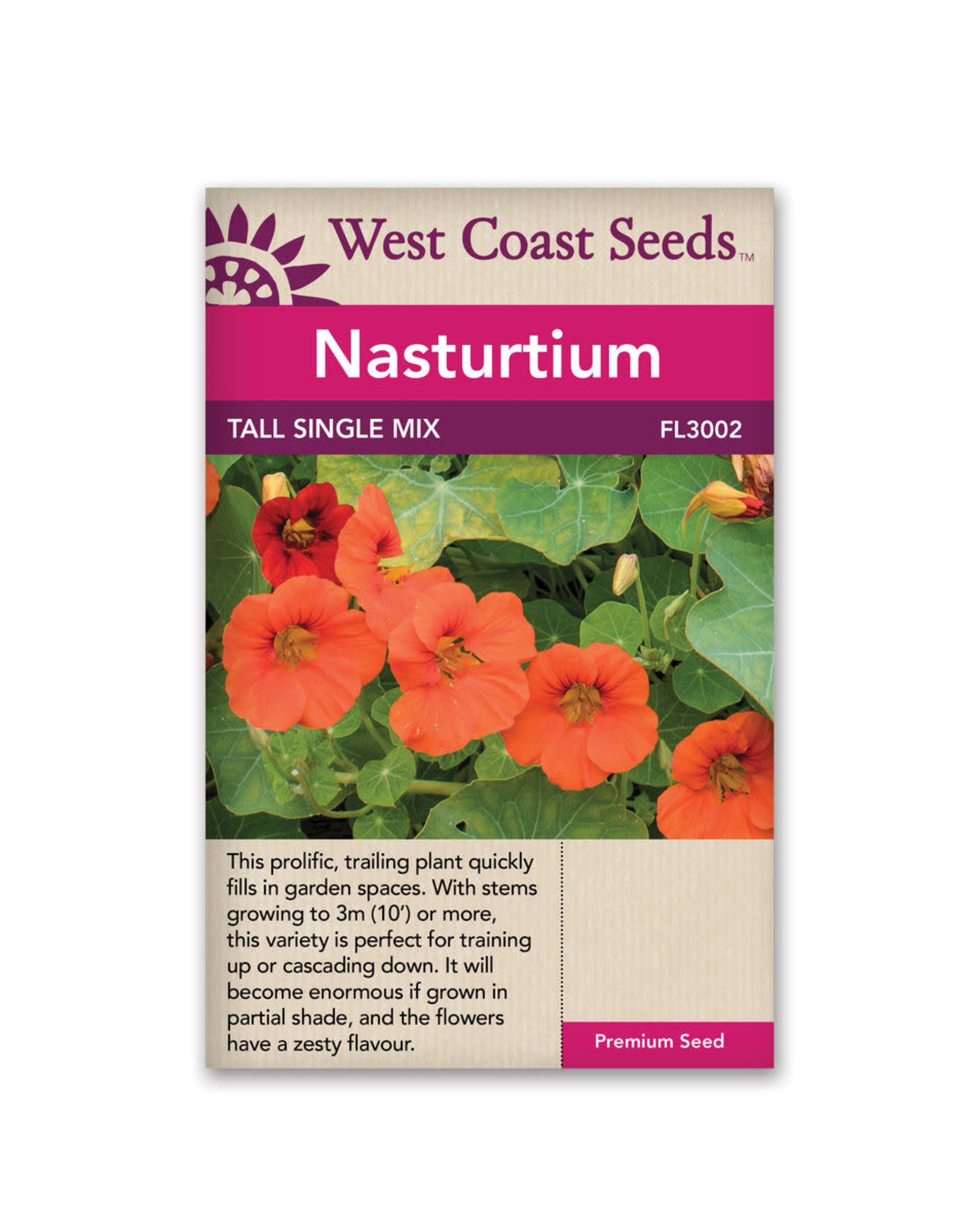 West Coast Seeds Tall Single Mix