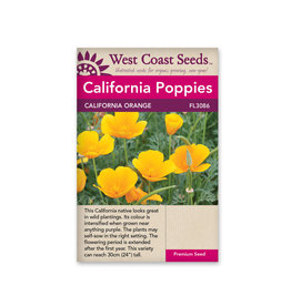 West Coast Seeds Poppies - California Poppy - California Orange
