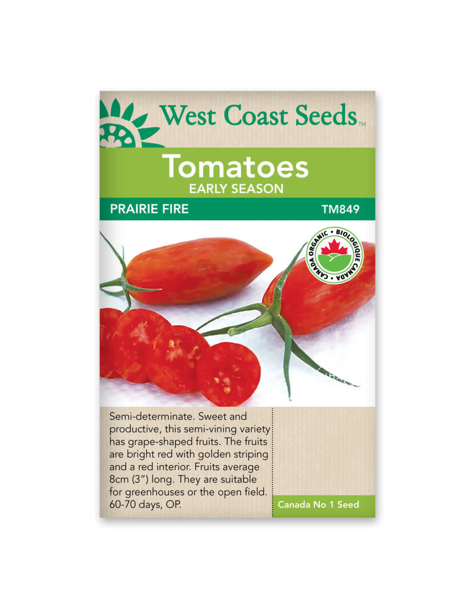 West Coast Seeds Prairie Fire Certified Organic (10 Seeds)