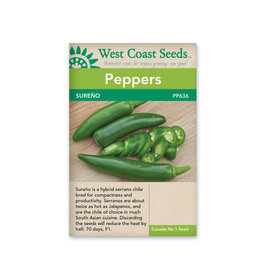 West Coast Seeds Serrano (Sureno) (25 Seeds)