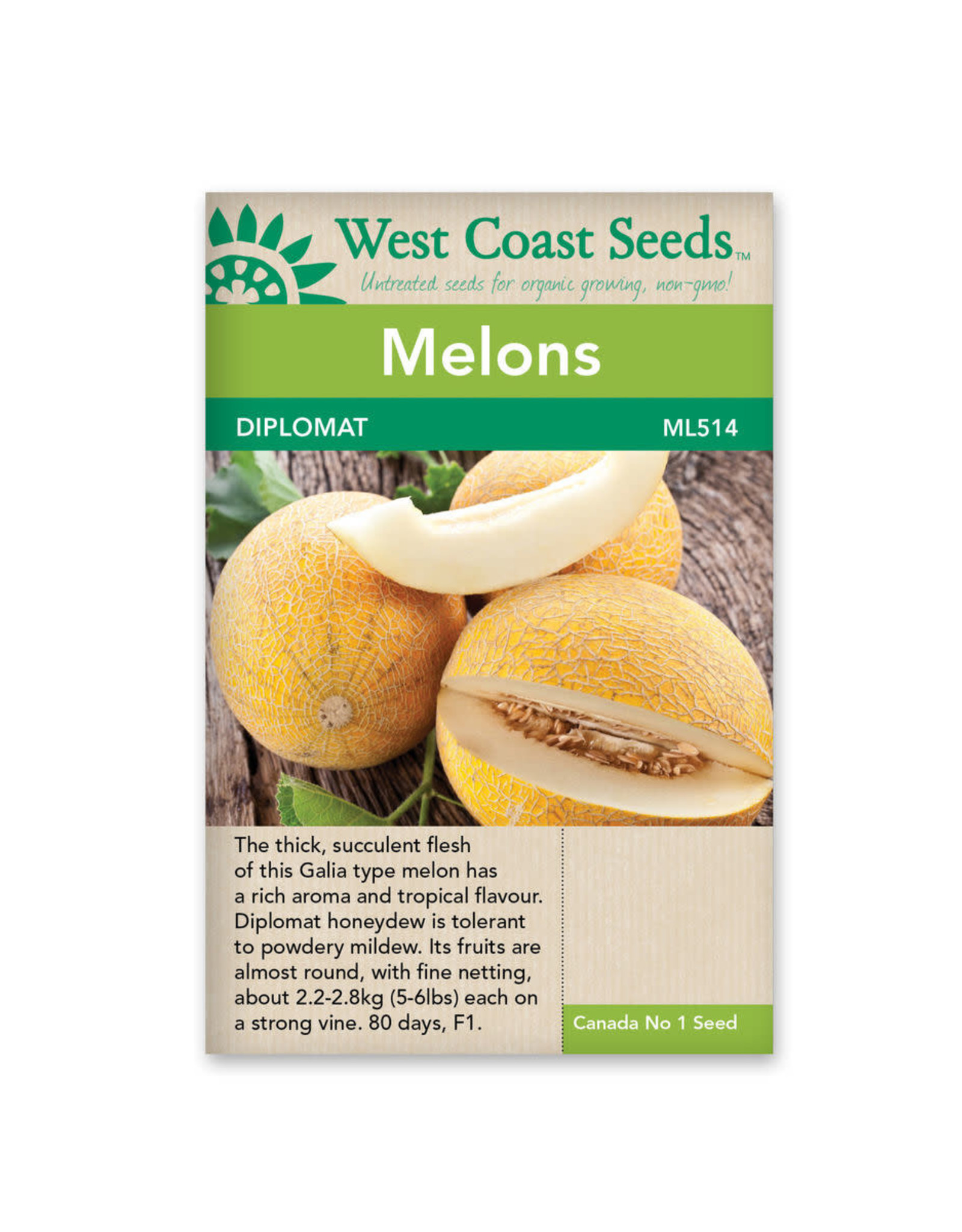 West Coast Seeds Melons Diplomat (F1)