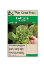 West Coast Seeds Lettuce Romaine Little Gem