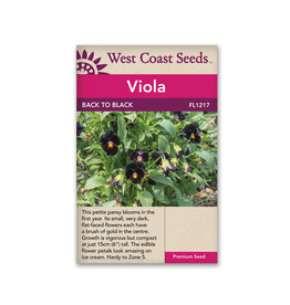 West Coast Seeds Back to Black Viola