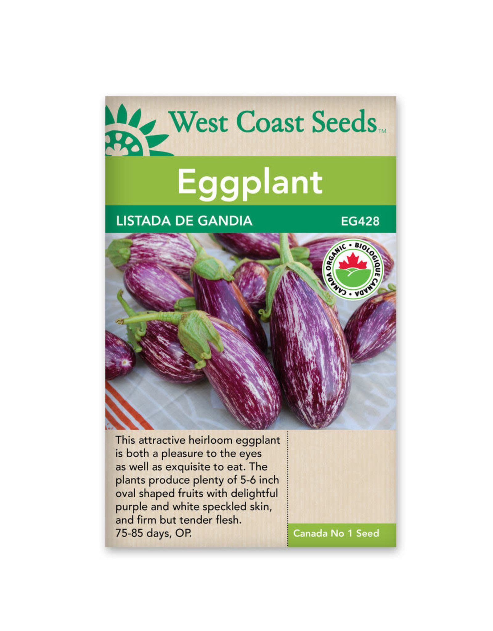 Listada de Gandia Certified Organic (50 Seeds)