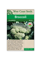 West Coast Seeds Calabrese Certified Organic