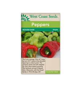 West Coast Seeds Peppers - Beaver Dam A