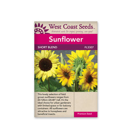 West Coast Seeds Sunflowers - Short Blend