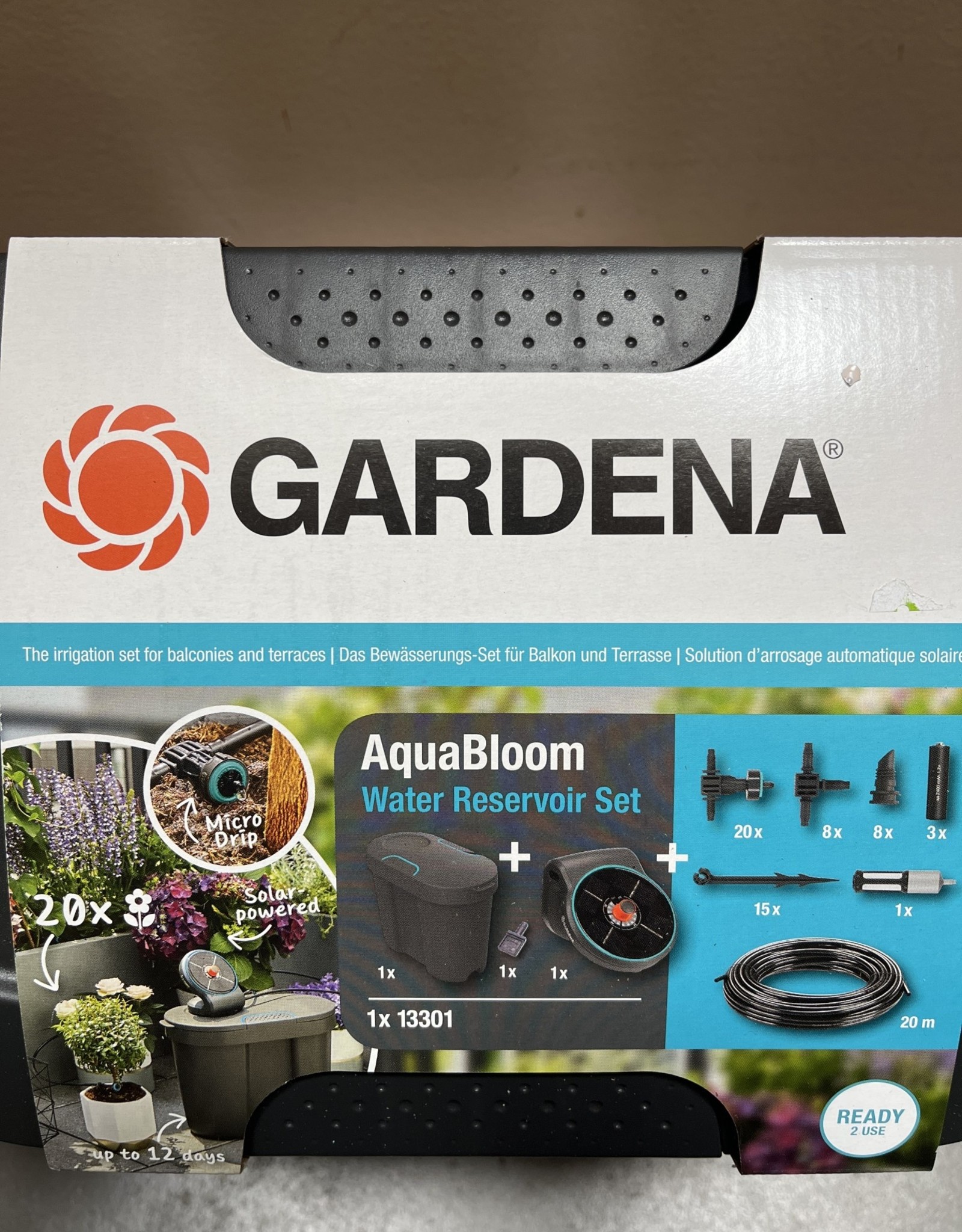 Gardena Canada Ltd AquaBloom Solar Irrigation Reservoir Set
