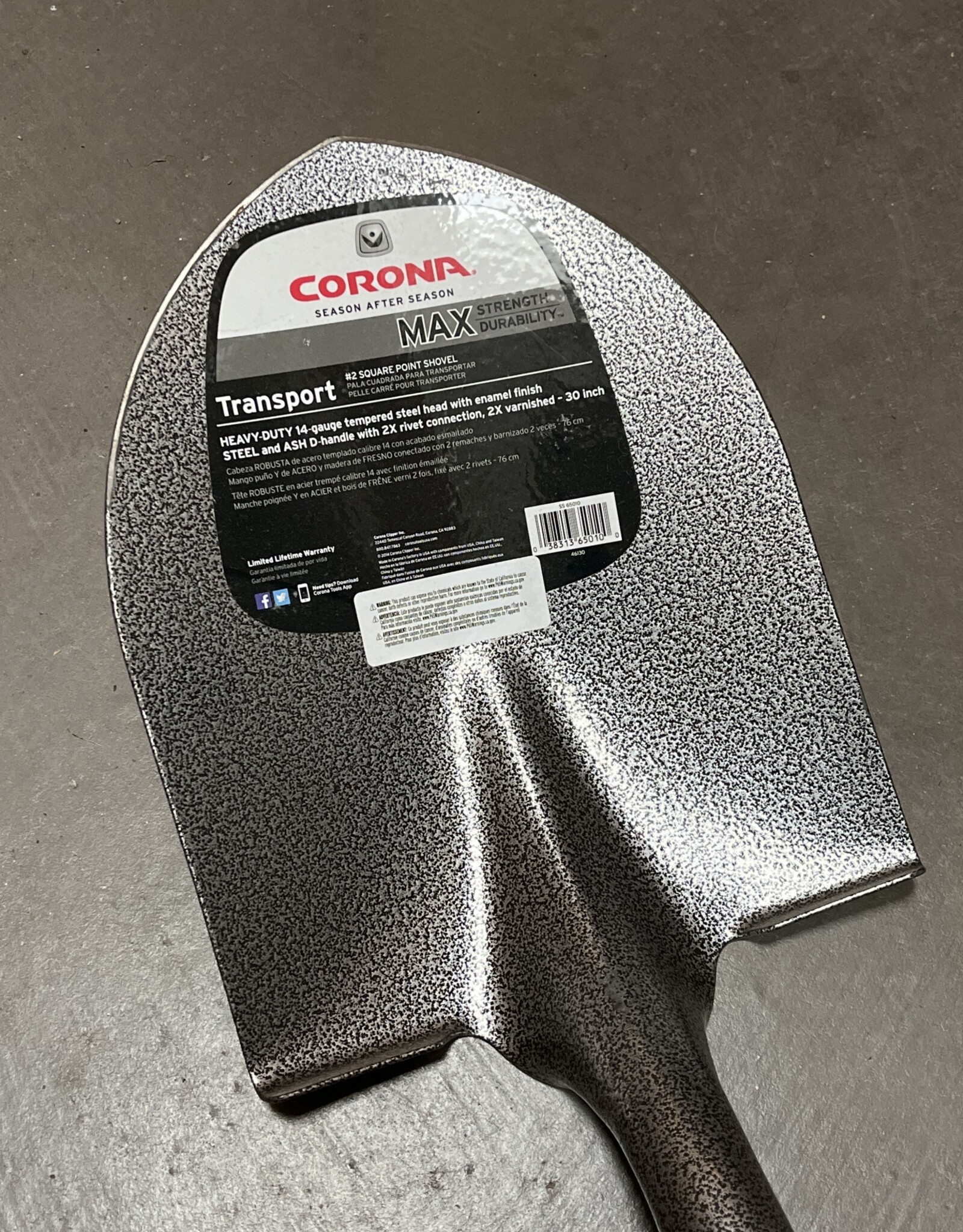 Num 2 Round Point Shovel - D-Grip