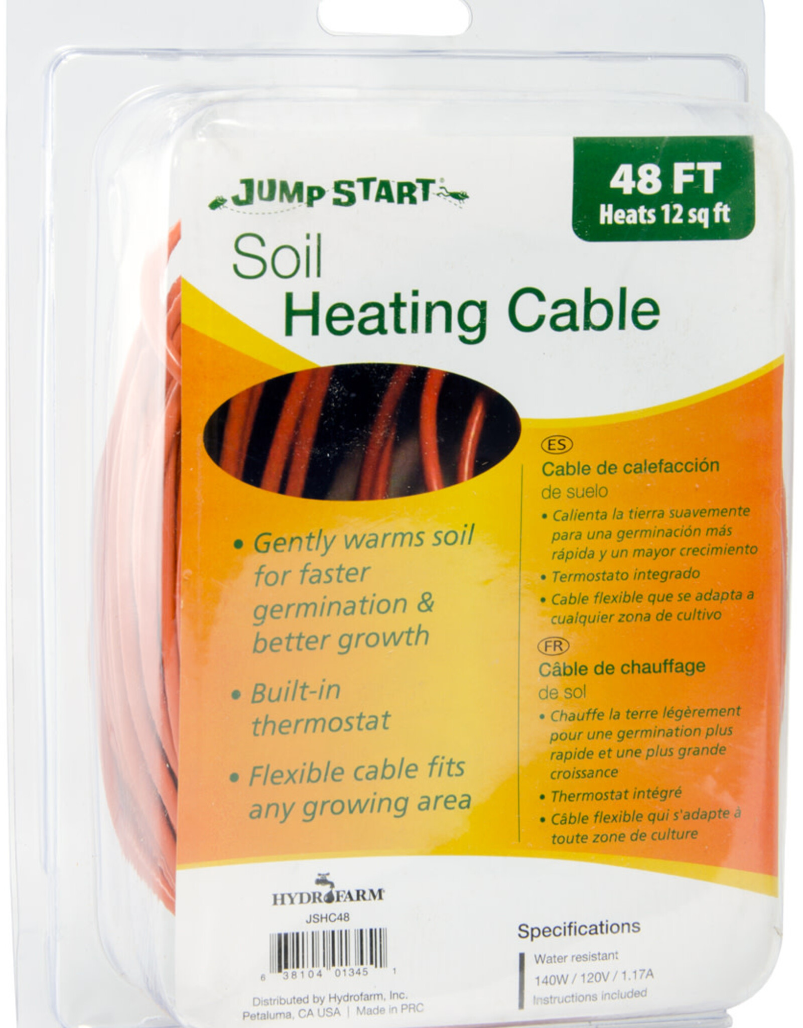 Jump Start Soil Heating Cable 48 ft