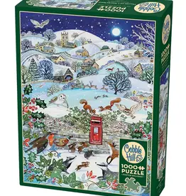 Village on a Winter Night Puzzle 1000pcs