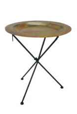 Birdbath Copper on Metal Stand