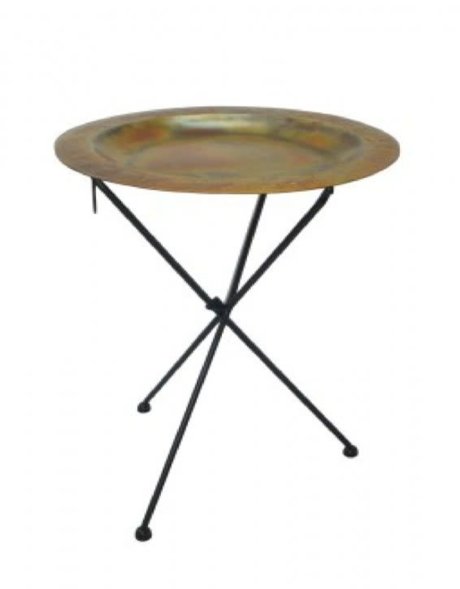 Birdbath Copper on Metal Stand
