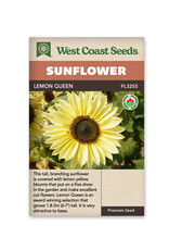 West Coast Seeds Sunflower - Lemon Queen Certified Organic