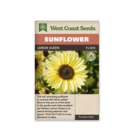 West Coast Seeds Sunflower - Lemon Queen Certified Organic