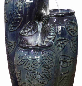 Blue Three Pots Fountain