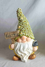 Yellow Welcome Gnome Solar