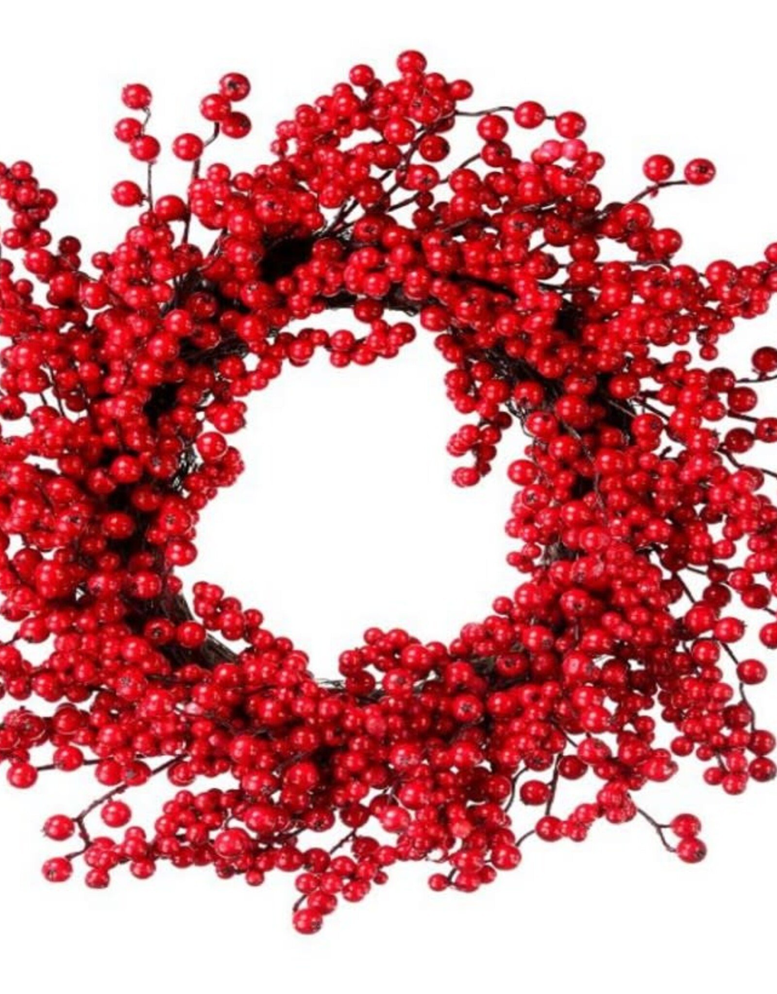 WP Red Berry Wreath 24inch